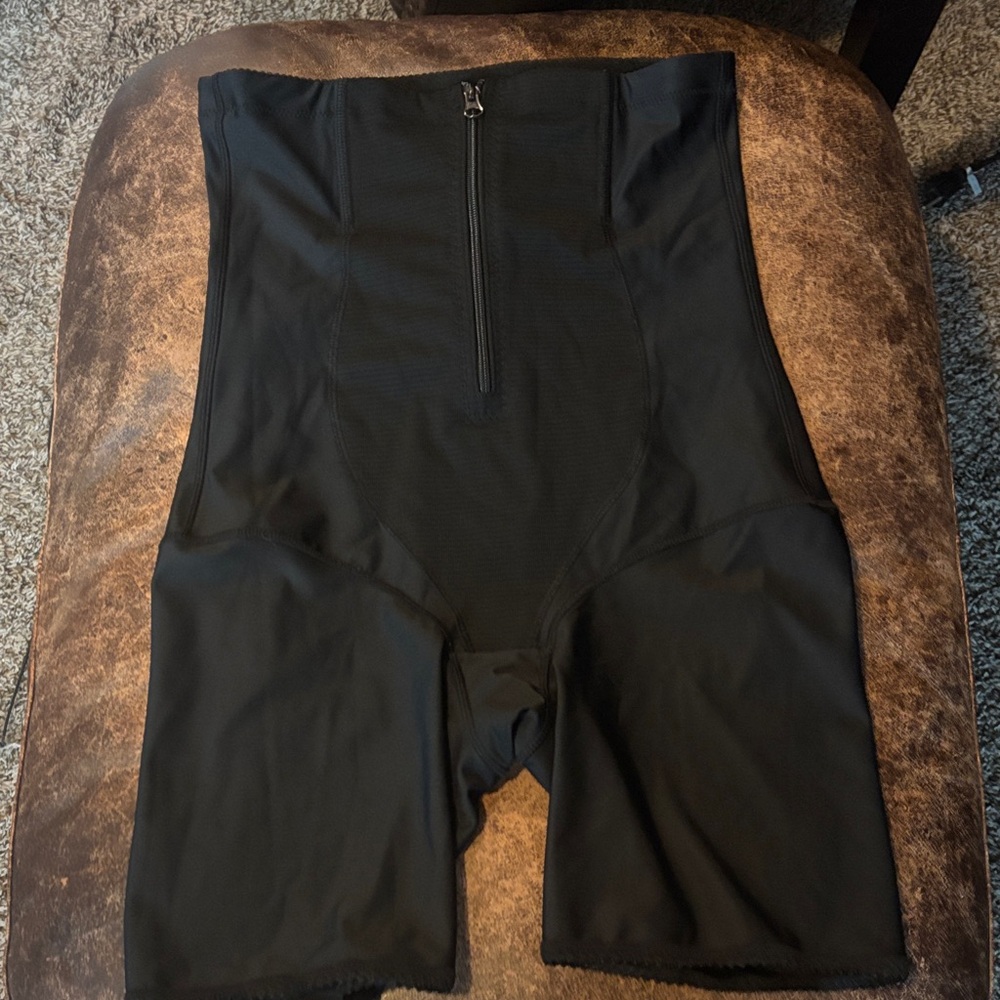 Black High-Waisted Shapewear Shorts